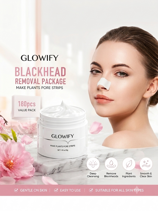 Glowify Blackhead Remover deep pore cleansing skincare tool for clear and smooth skin